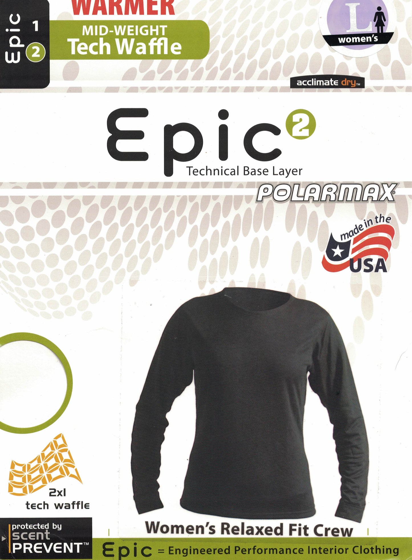 Polarmax Base Layer Crew Top for Women