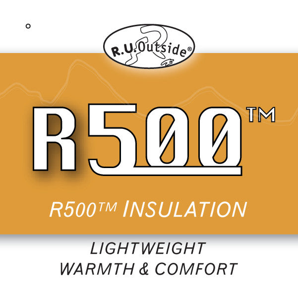 Gloves have R500 Insulation, Lightweight warmth