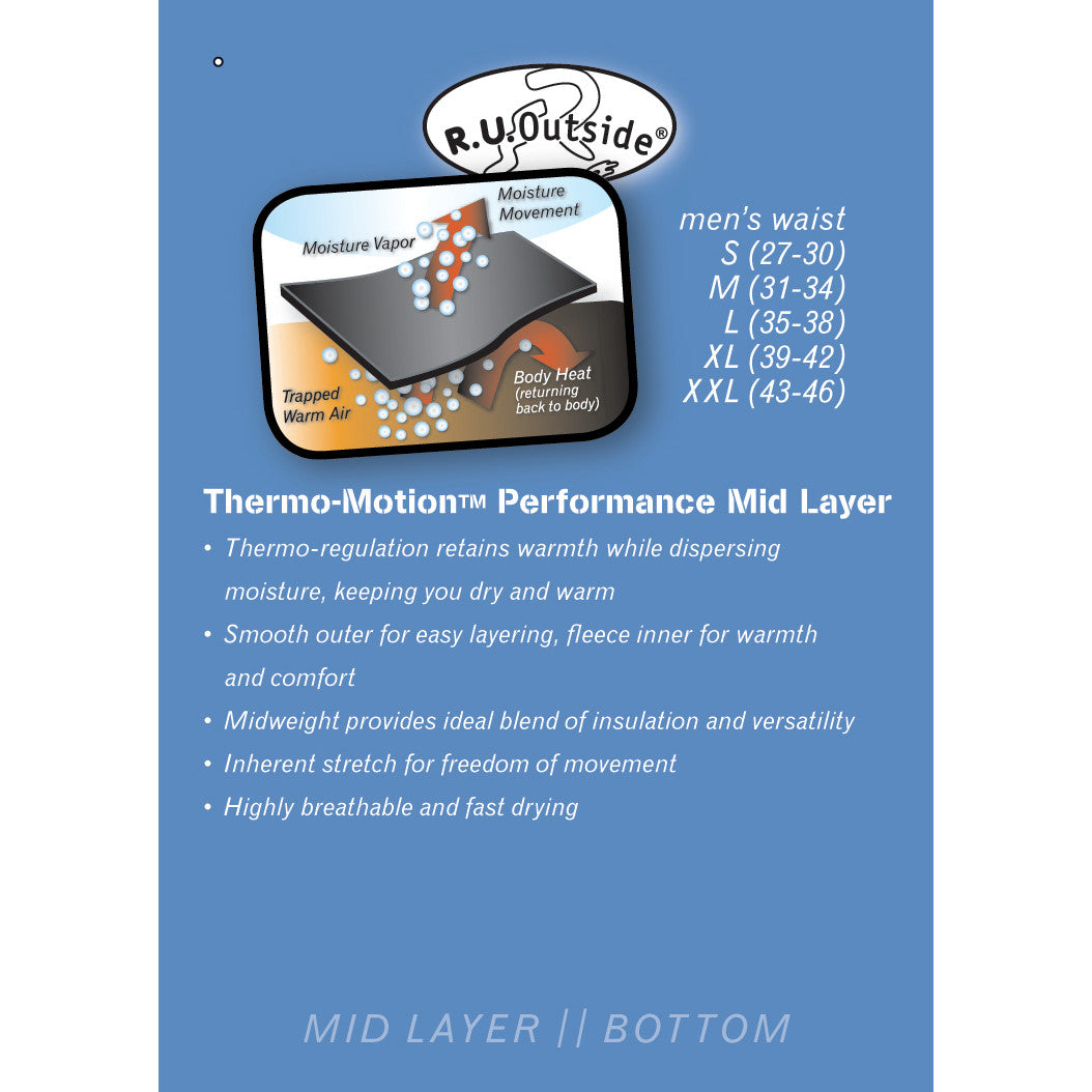 Thermo-Motion™ Midweight Fleece Pants for Men