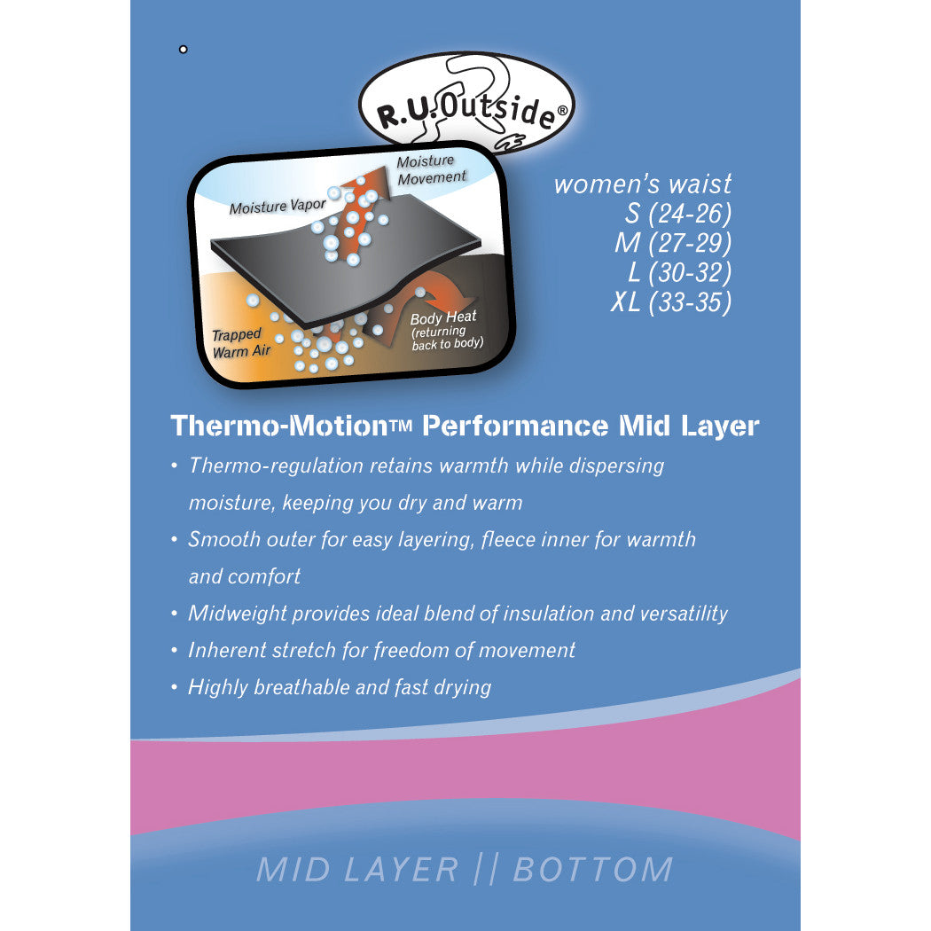 Thermo-Motion™ Midweight Fleece Pants for Women