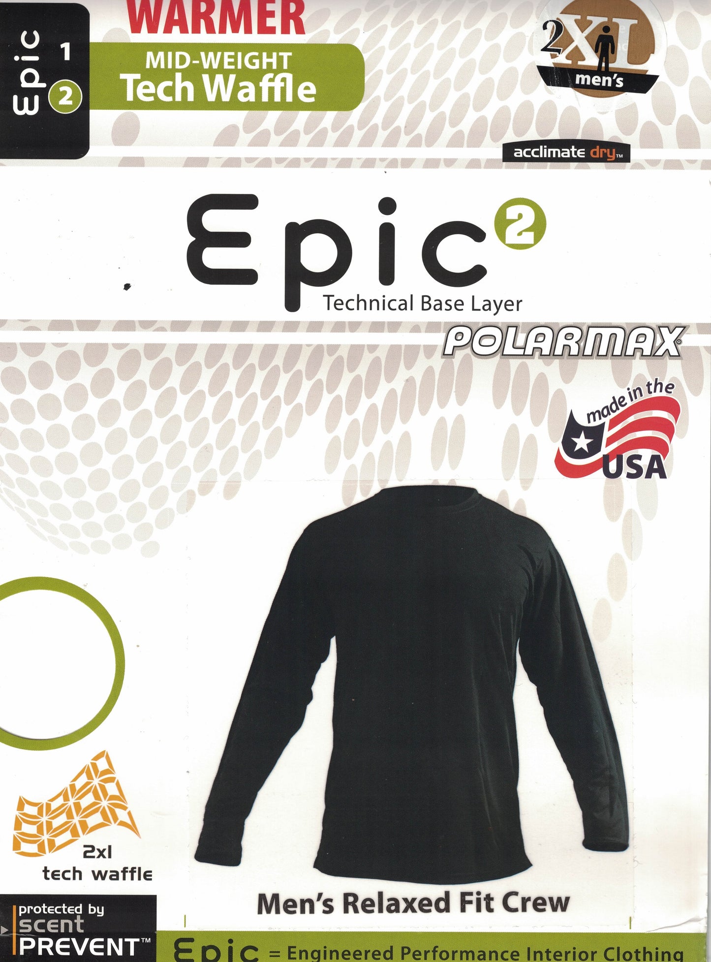 Polarmax Base Layer Crew Top for Men