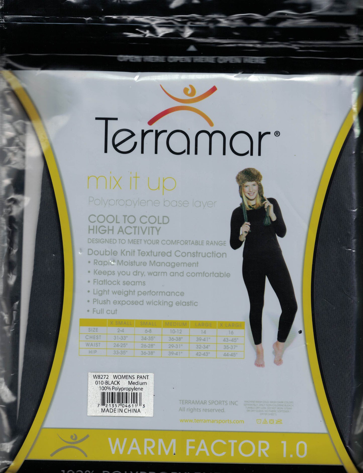 Terramar Base Layer Pant for Women